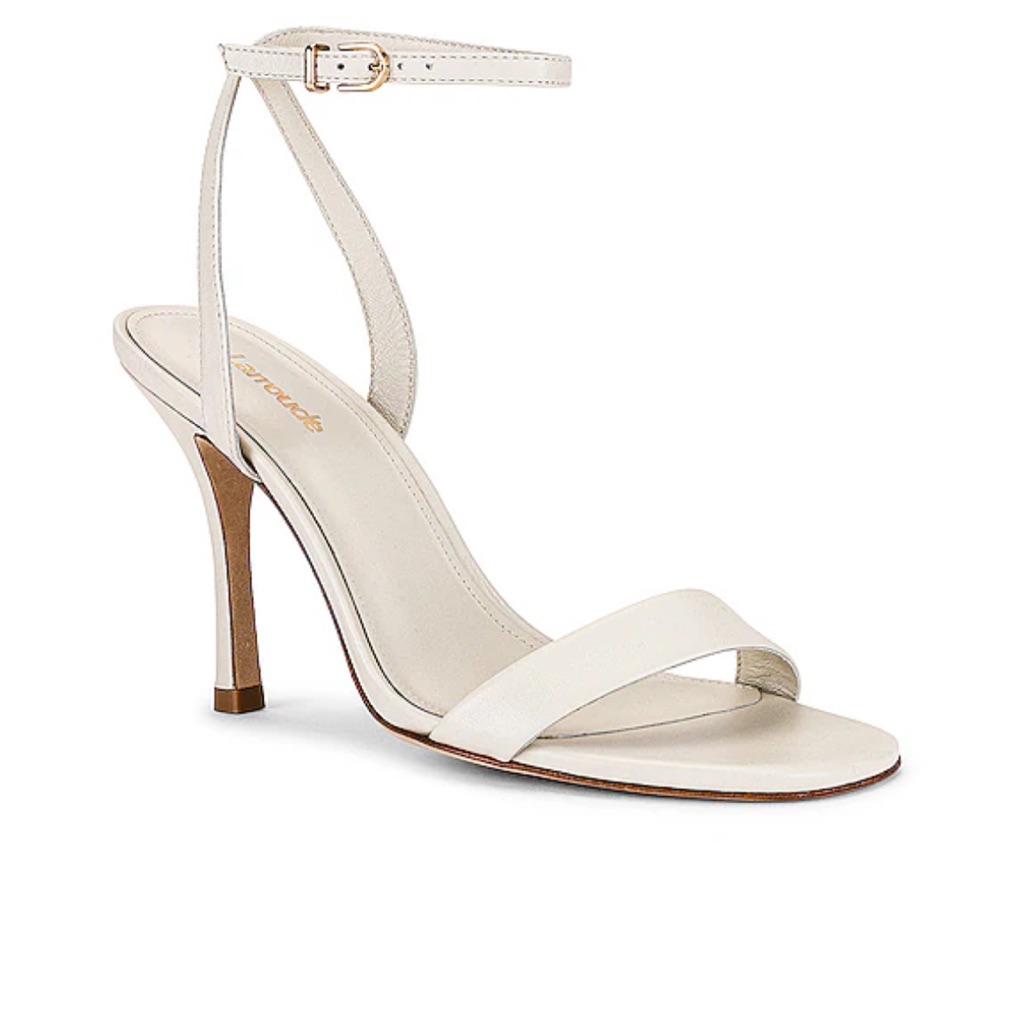 Larroude The Nyx Heel In Ivory, Size 7.5